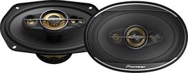 "Pioneer" TS-A6991F 6 x 9 5 kanalų koaksialinių garsiakalbių rinkinys su 2 garsiakalbiais (700 W maks., 120 W sinusinis garsas), galingas garsas, didelis efektyvumas, 86 mm montavimo gylis, 153 x 222 mm montavimo išpjova, tinklelis