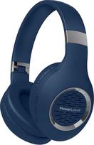 "PowerLocus Bluetooth" ausinės per ausis, belaidės sulankstomos ausinės su mikrofonu, "Hi-Fi Stereo Deep Bass", minkštos ausinės, belaidės ir laidinės ausinės mobiliajam telefonui, planšetiniam kompiuteriui, kompiuteriui (mėlynos)