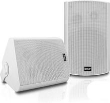 "Pyle" vandeniui atsparus lauko ir vidaus garsiakalbis - lauko garsiakalbis "Bluetooth" sodo muzikos dėžėms, baseino lauko garsiakalbiai, atsparūs vandeniui, teatrui, tvirtinimui ant sienos ir terasos garsiakalbis 300 W