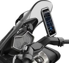 "Shapeheart" prancūziška naujovė, magnetinis telefono laikiklis motoroleriui ir "Maxi Scooter", centrinis prietaisų skydelis, universalus, apsauga nuo lietaus, suderinamas su visais prekių ženklais