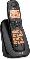 "SPC Kairo" belaidis fiksuotojo ryšio telefonas, apšviesti mygtukai ir šviesos indikatorius, skambinančiojo ID, didelis garsumas, suderinamumas su dangteliu, aido režimas, skambučių blokavimas, laisvų rankų įranga, telefonų knyga - juoda