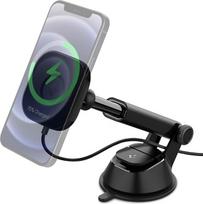 "Spigen OneTap Pro MagFit" magnetinis belaidis mobiliojo telefono laikiklis, "Magsafe" įkroviklis, automobilinis laikiklis su įkrovimo funkcija, suderinamas su "iPhone 16 15 14 14 13 12 Pro Max Pro Plus