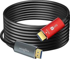 "Twozoh" HDMI optinis kabelis 30 m, HDMI optinis kabelis 2.0 4K/60Hz 18Gbps didelės spartos UHD optinis kabelis