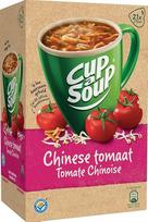 "Unilever" kiniška pomidorų sriuba, "Coup a Soup", maišelis sriubai, puodelis sriubai, "Unox", 21 x 175 ml