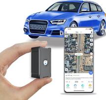 "Wanwaytech" GPS automobilio sekimo įrenginys su magnetu, GPS visraktis, tiesioginio sekimo siųstuvas automobiliams, 6000 mAh akumuliatorius, atnaujinamas per 10 sekundžių, reikalinga programėlės prenumerata (S20UN-FR#FBA)