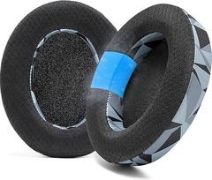 "WC Freeze HD6XX" - vėsinančios gelinės ausų pagalvėlės Sennheiser HD6XX, HD58X, HD600, HD650, HD660S, HD660S2, HD580, HD565 ir kt., pagamintos "Wicked Cushions" | itin patogios ir vėsios | Geo Grey