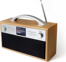 "XORO" nešiojamasis DAB+/FM internetinis radijas DAB 250IR su "WiFi", "Bluetooth", "Spotify Connect", "Podcast", 2,4 colio spalvotu ekranu, žadintuvo funkcija, programėlių valdymu, teleskopine antena