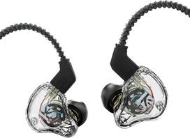 "Yinyoo KBEAR KS1" ausinės į ausis, KS1 1DD HiFi laidinės IEM ausinės, triukšmą slopinančios ausinės į ausis, nuimamas 0,78 mm 2 kontaktų kabelis muzikantams scenoje