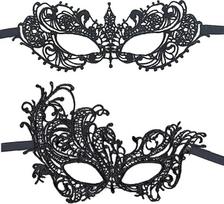 BEHAHAI Seksualus maskarado kaukės, Lady mergina nėrinių akių kaukė maskarado kamuolys kaukės juoda nėrinių maskarado kaukė pusė veido Venecijos nėrinių kaukė moterims elegantiškas Prom Helovinas maskarado šalis