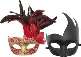 Coolwife kostiumas kaukė plunksnų maskarado kaukė Helovinas Mardi Gras Cosplay šalis kaukė