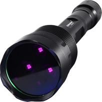 DARKBEAM UV žibintuvėliai 365 nm ultravioletinė juoda šviesa, LED šviesos nešiojamoji lempa, 36 W galinga juodoji šviesa gyvūnų šlapimui, nuotėkiui, mineralams, urano stiklui aptikti su 2 baterijomis, B30