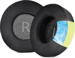 defean Apvalūs aušinimo gelio ausų pagalvėlės 90 mm pakaitinės pagalvėlės, suderinamos su AKG Pro Audio K845 K845BT K545 K540 K275 K267 K245 K182 K167 ausinėmis Ausų pagalvėlės su patogia triukšmo izoliacijos putomis