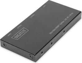 DIGITUS DS-45322 HDMI skirstytuvas 1x2 - Įėjimas: 1 prievadas / išėjimas: HDCP 2.2 / 1.4 - HDR, 3D, Deep Color, apsauga nuo ESD