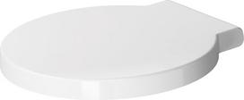 Duravit Starck 1 0065880099 Tualeto sėdynė su "SoftClose" varstomuoju velenu Nerūdijantis plienas/balta