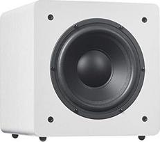 DYNAVOICE aktyvusis žemų dažnių garsiakalbis 8".Nuoroda: Challenger Sub-8, baltas