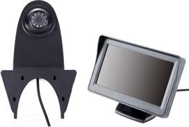 Galinio vaizdo kamera Automobilio galinio vaizdo kamera su naktiniu matymu 12 LED 170° kampu Vandeniui atspari atbulinės eigos sistema + 4,3 colių LCD automobilio monitorius Citroen Berlingo Jumper Jumpy Nemo Dacia Dokker Van Nissan Navara HD