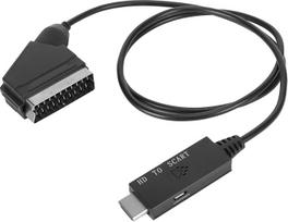 HDMI ir SCART keitiklis, HD ir Scart kabelis, Palaiko PAL NTSC HD ir Scart keitiklio adapterio kabelį, skirtą televizoriui, VHS VCR DVD įrašymo įrenginiui
