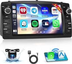 Inefala 2G+64G Android 13 Autoradio, 2 DIN automobilinis radijo imtuvas Toyota Corolla E120 2000-2006，Autoradio Bluetooth Touchscreen 7 Zoll mit Wireless Carplay Android Auto GPS WiFi RDS/FM SWC Mic Rückfahrkamera