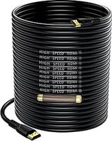 Jorenca 4K HDMI kabelis 30 m (HDMI 2.0, 18Gb/s) itin didelės spartos auksu dengtos jungtys, eterneto garso grįžtamasis vaizdo įrašas 4K, Full HD1080p, 3D Suderinamas su "Xbox" nešiojamuoju kompiuteriu PS3 PS4 PS9 PC HDTV