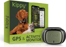 Kippy Evo GPS ir aktyvumo monitorius šunims ir katėms, 38 g, atsparus vandeniui, 10 dienų baterija