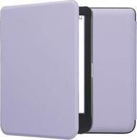 kwmobile Flip Case Compatible with Kobo Clara BW/Clara Colour/Tolino Shine (5) / Shine Colour Case - elektroninės skaityklės dėklas iš dirbtinės odos - dangtelis - levandų spalvos