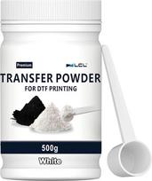LCL DTF milteliai Perdavimo milteliai balti 500g/17,6oz Skaitmeninio perdavimo klijų milteliai visiems audiniams DTF spausdinimas, DTF iš anksto apdoroti perdavimo milteliai visiems audiniams