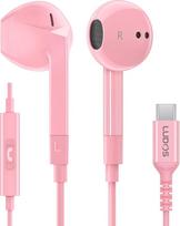 LUDOS Ferox USB C ausinės, 5 metų garantija iPhone 16 15 Pro Max Plus Samsung Galaxy S24 S23 Ultra S22 S22 S21 FE S20 A53 A54, USB C tipo ausinės su mikrofonu "In-Ear" su kabeliu iPad Pro -