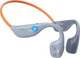 MONODEAL "Bone Sound" ausinės "Bluetooth 5.3", "Bone Conduction" ausinės su 20H atkūrimo laiku, atviros ausinės su šviesa, IP67 vandeniui atsparios sportinės ausinės bėgimui, važiavimui dviračiu, treniruotėms, žygiams