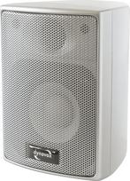 Sidabrinės spalvos palydoviniai garsiakalbiai 60 W, 4/8 omų, poromis