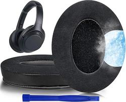 SOULWIT aušinamojo gelio pakaitiniai ausų įdėklai "Sony" WH-1000XM3 (WH1000XM3) ausinėms, ausų įdėklai su didelio tankio triukšmo izoliacijos putomis, ypač stori