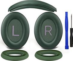SOULWIT ausų pagalvėlės + galvos juosta + silikoninis ausų pagalvėlių apsauginis dangtelis, "Bose QuietComfort 45" (QC45)/"QuietComfort SE" (QC SE)/"QuietComfort SE" (QC SE)/"Quiet Comfort" belaidžių ausinių per ausis keitimo rinkinys