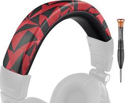 SOULWIT baltyminis odinis pakaitinis dangtelis, skirtas "Audio Technica ATH M50", "M50X", "M50XWH", "M50XBT", "M50XBT2", "M50S/LE", "M50xSTS" ausinėms Galvutė Galvutė, Galvutės remonto dalis, Galvutės priedai