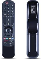 TCNOUMT AKB76039901 MR22GA IR nuotolinio valdymo pultas, skirtas LG Smart TV QNED Nano OLED su 6 kanalų sparčiųjų klavišų klavišais (be balso, magijos, rodyklių funkcijų)