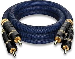 Tertullus High-End RCA kabelis 1,5 m RCA kabelis OFC pasidabruotas laidininkas su dvigubu ekranavimu 2 RCA vyriškos ir 2 RCA vyriškos lyties HiFi signalo kabelis, skirtas CD, stiprintuvui, garso aparatūrai, dekoderiui