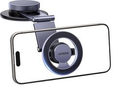 UGREEN MagSafe automobilinis laikiklis, besisukantis 360° kampu, mobiliojo telefono laikiklis automobilyje, tinkamas visiems automobilių prietaisų skydeliams, suderinamas su iPhone 16 15 14 13 12 Pro Max Plus Mini, MagSafe dėklas