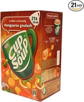 Unilever Vengriška guliašo sriuba, "Coup a Soup" sriuba, maišelis sriubai, puodelis sriubai, 21 x 175 ml