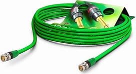 Vasaros kabelis Vaizdo kabelis 6G-SDI / 4K SC Vector 0.8/3.7, BNC/BNC NBNC75BLP9X Neutrik Green (15 m)