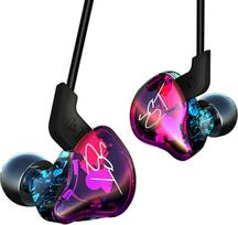 Yinyoo Hifi ausinės KZ ZST Spalvinga hibridinė banlancinė armatūra su dinaminėmis ausinėmis į ausis Stereo ausinės ausinės (spalvingos ZST NOMIC)