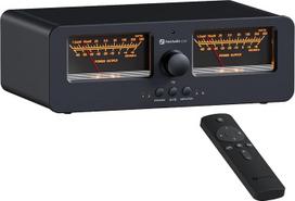 [Patobulinta] "Fosi Audio LC30 VU Meter" stiprintuvo garsiakalbio selektoriaus dėžutė, 2 krypčių analoginis garso jungiklis, skirtas stereofoniniam "HiFi" stiprintuvui ir pasyviesiems garsiakalbiams, namų garso komponentas su nuotolinio valdymo pulteliu