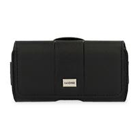 Tel Protect MAX Belt Holster (Dydis 14) skirtas Apple iPhone 11/XR/Huawei P30 Lite/Samsung S20/S21/S21 FE black, leather (155x80x14 mm)