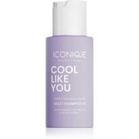 ICONIQUE Professional COOL LIKE YOU Perfect Blonde & Silver Violet vario atspalvius neutralizuojantis šampūnas 70 ml