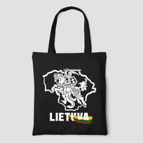 Spalvotas medžiaginis maišelis "Vytis - Lietuva"