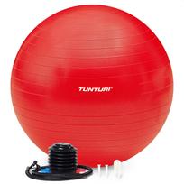Tunturi Gymball Anti Burst Mankštos kamuolys su pompa 55cm, Raudona