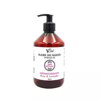 Masažo aliejus VCee, rožė - levanda, 500 ml