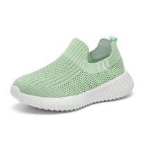 28-40 Vaikams Dideli Lengvi Kvėpuojantys Madingi Sportiniai Batai Kokoso Batai Flyknit Batai Vienu Žingsniu Įdedami 28 žalia