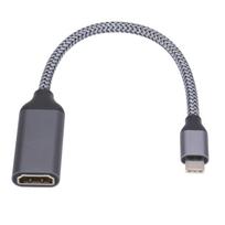 USB C į HDMI laidas 4K 60 Hz C tipo su HDMI suderinamas keitiklis C tipo į HD televizorių ekrano adapteris nešiojamam kompiuteriui planšetiniam televizoriui MacBook