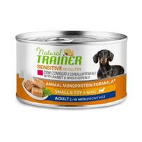 Trainer Sensitive no gluten Adult Dog Mini Rabbit konservuotas pašaras suaugusiems šunims mažų veislių, triušiena; 150g