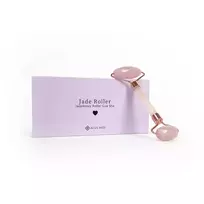 Jade Gua Sha veido masažo volelis. rožinis