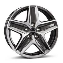 Ratlankis BORBET R17x6 5x112 ET 30 CB 66 (Mistral Anthracite Glossy Polished) (1200 KG kg)