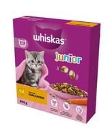 WHISKAS Junior 800 g sausas visavertis ėdalas kačiukams su gardžia vištiena